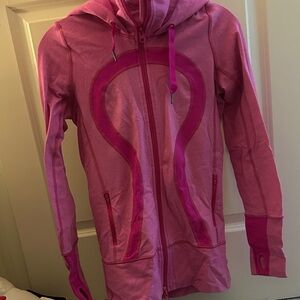Lululemon Athletica Pink Full-Zip Hoodie